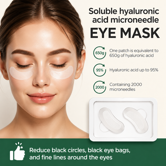 Hyaluronic Acid Microneedle Eye Patch